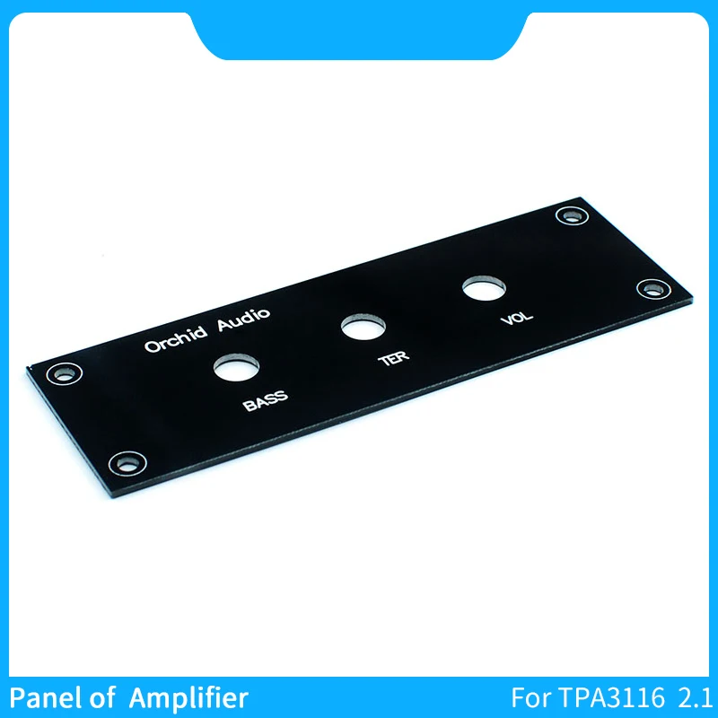 Panel of Amplifier Board Sheel Box Chassis Panel DIY Audio Sytem For TPA3116 External Panel WM-034GT_P