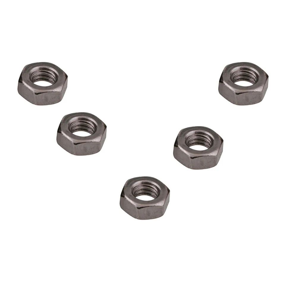 Dadi esagonali Yiqianyuan DIN934 Grado 4.8 Acciaio nero nichelato Filettatura grossa M2 M2.5 M3 M4 M5 M6 M8
