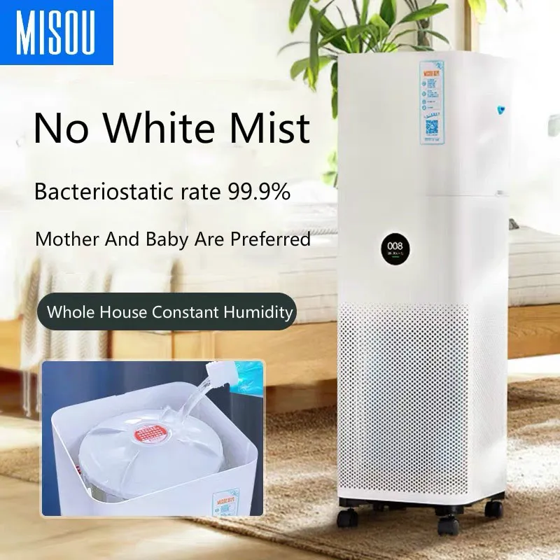 Upgrade MISOU No Fog Silent Large Capacity Humidifier Suitable for Xiaomi Air Purifier 1/2/2S/3/3H Air Pro/PorH