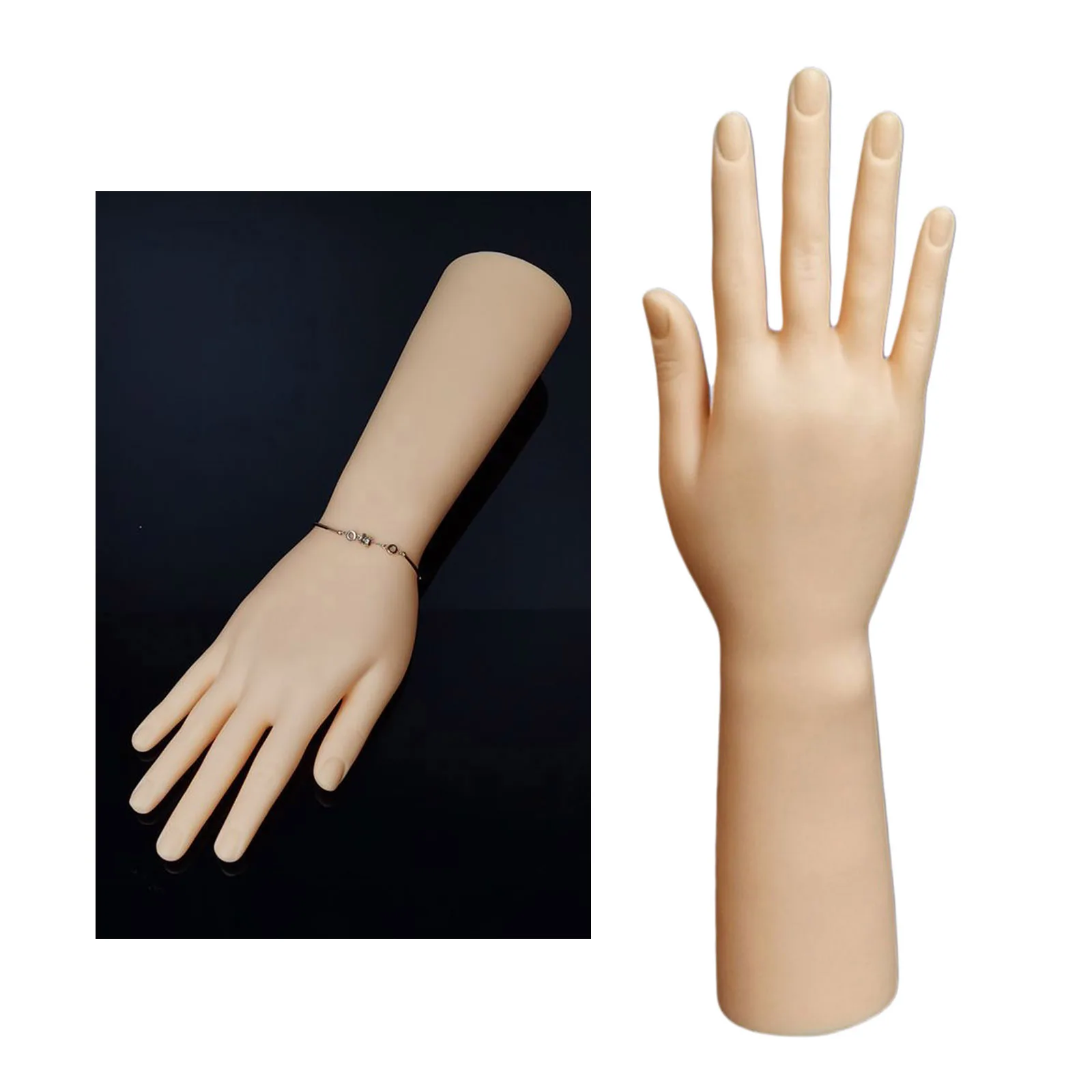 Female Mannequin Hand Jewelry Display Holder Plastic Hand Model Rings Watch Stand Support Holder Jewelry Racks