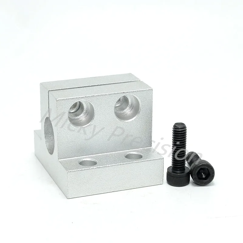 Aluminum Shaft Support Flanged Connector Clamps Struts Clamps Brackets for Device Stands Side Mounting Struts Clamps
