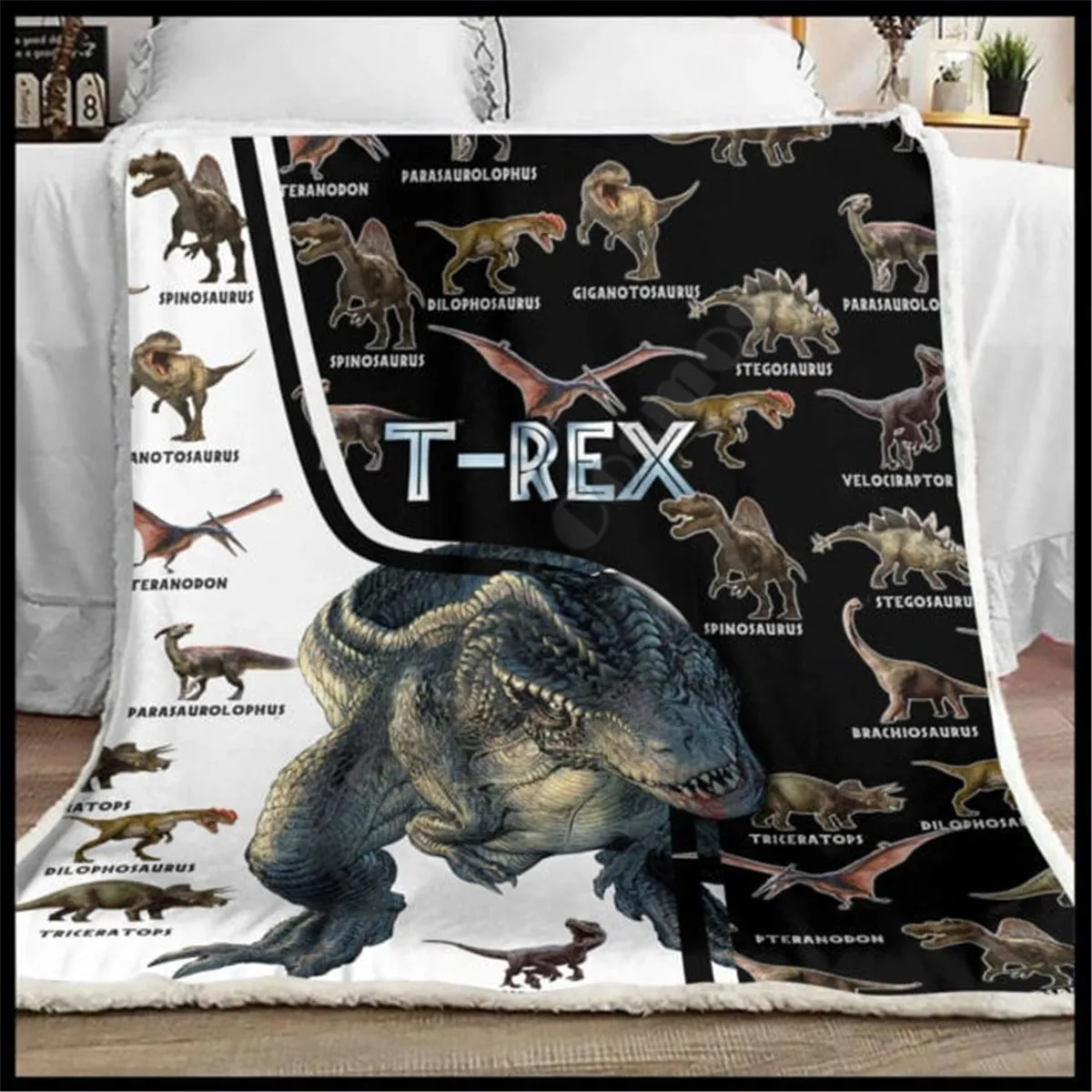 

Love Dinosaur Blanket 3D full printed Wearable Blanket Adults For Kids Warm Sherpa Blanket Drop Shipping 04