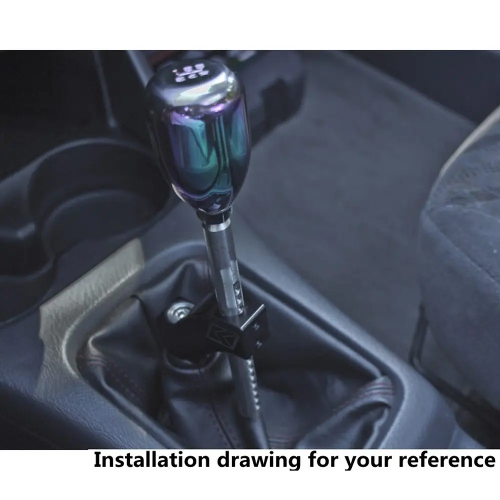 Adjustable Height Dual Bend Short Shifter M10*1.5 For Honda Integra CRX B16 B18 B20 D16 EP-PDG100HOND