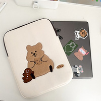 Cartoon Bear Tablet Storage Pouch for Ipad Pro 11 12.9 Xiaomi Mi Pad 5 Protective Case 13.3 14 15.6 Inch Notebook Laptop Bag