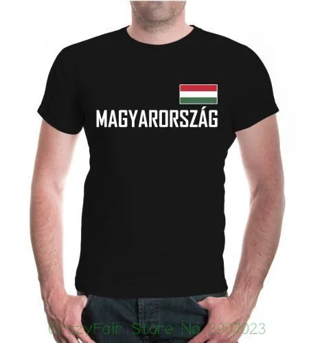 Herren Unisex Kurzarm T-Shirt Ungarn Hungary Magyarorszag Flagge Fanshirt Gift Slim T-Shirt T Shirt