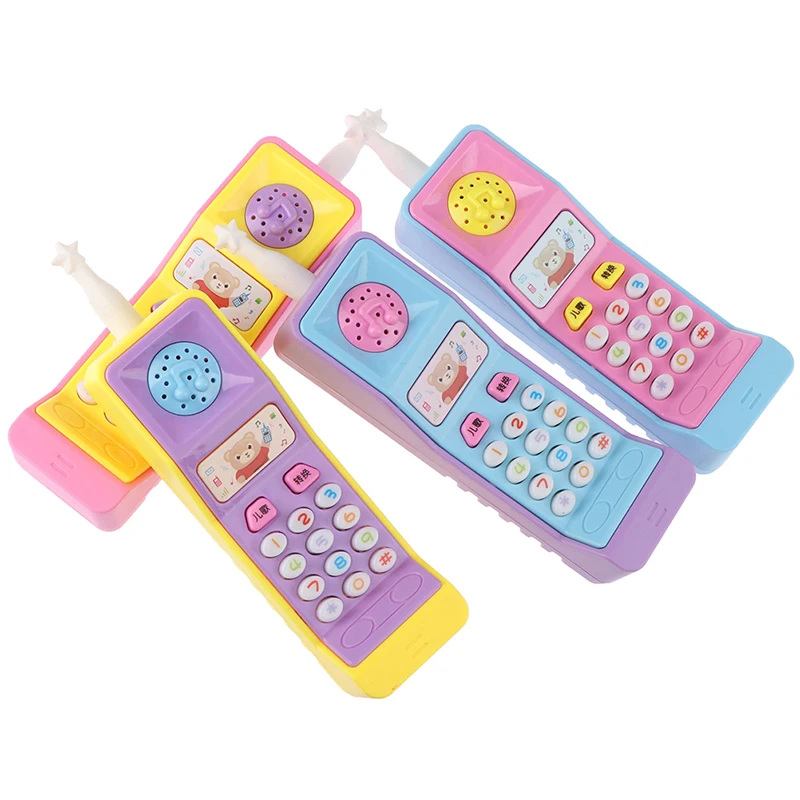 Máquina de leitura de telefone celular infantil, brinquedo eletrônico, de plástico, para estudo, aprendizado