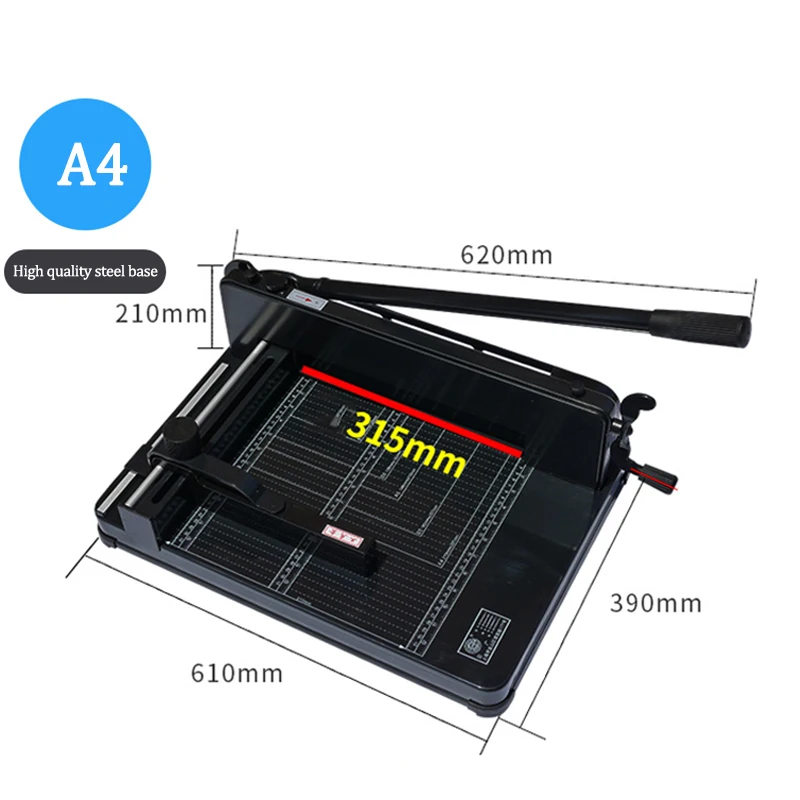 

858A4 Heavy Duty A4 Paper Cutter Manual Cutter Office Photo Photo Paper Cutter Home Office Tool Cutter Large Paper Cutter