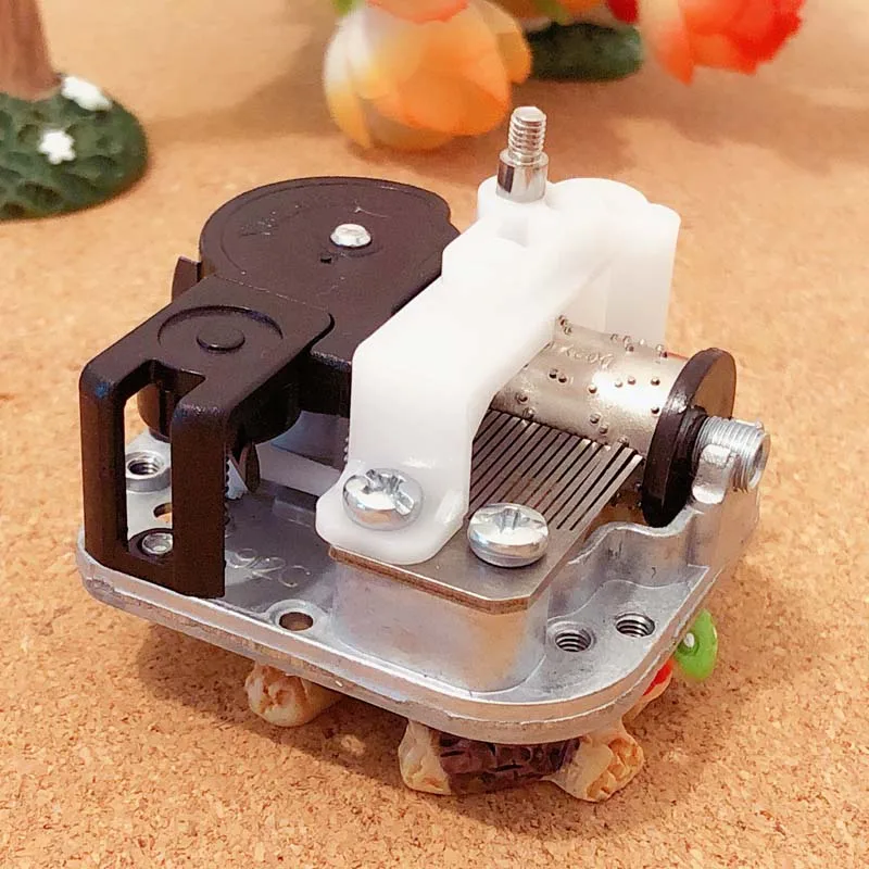 DIY Music Box Mechanism with Rotating Shaft, M3 Left Thread, Christmas Gifts, Unusual