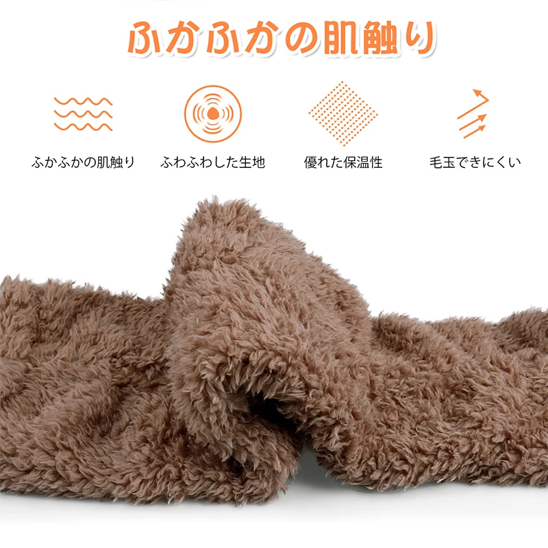 Women's Winter Warm Socks Knee Long Leg Warmers High Plus Size Fuzzy Hot Woolen Sleep Bottoms Sleeping New Year Thighs Long Cute