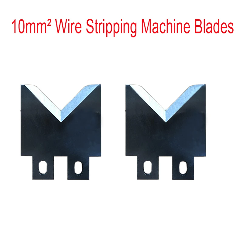 Replacement Cutter Blades for 10mm Wire Stripping Machine High Speed Steel HSS Cutting Knife for Square Cable Machine Spare Part