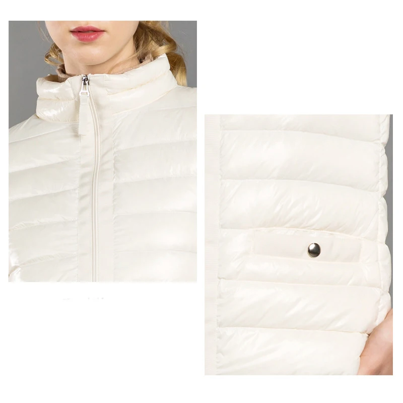 Chaqueta de plumón de pato blanco para invierno, Parkas ultraligeras, ligeras y cálidas, acolchadas y con capucha, novedad de 90%, M-3XL