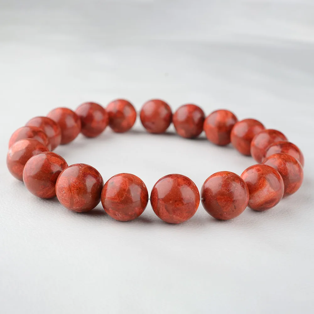 

Red Sponge Coral round gems stone beads Strands 15" 16-24"mm