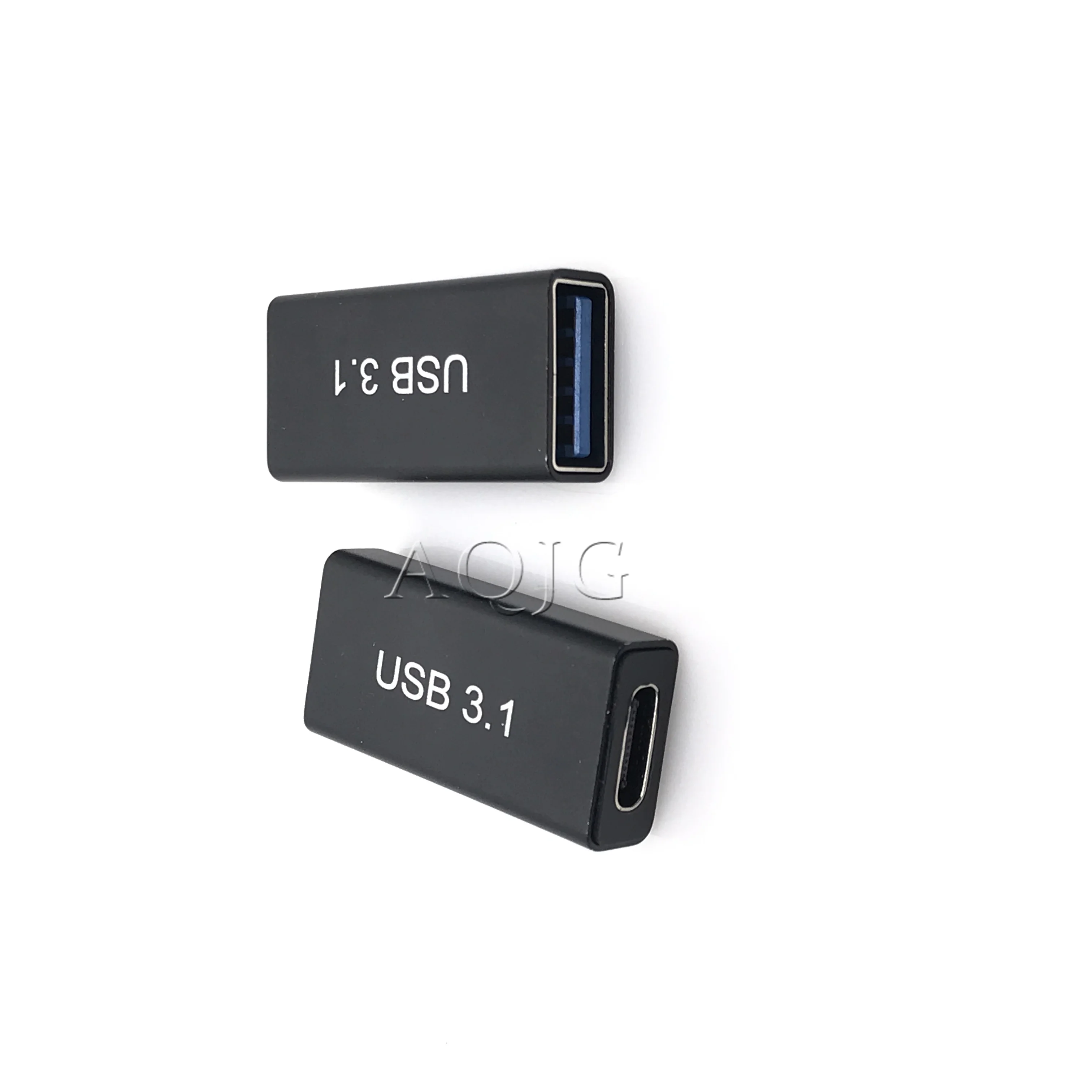 1 шт., адаптер USB Type-C (мама)-USB 3,0 (мама)