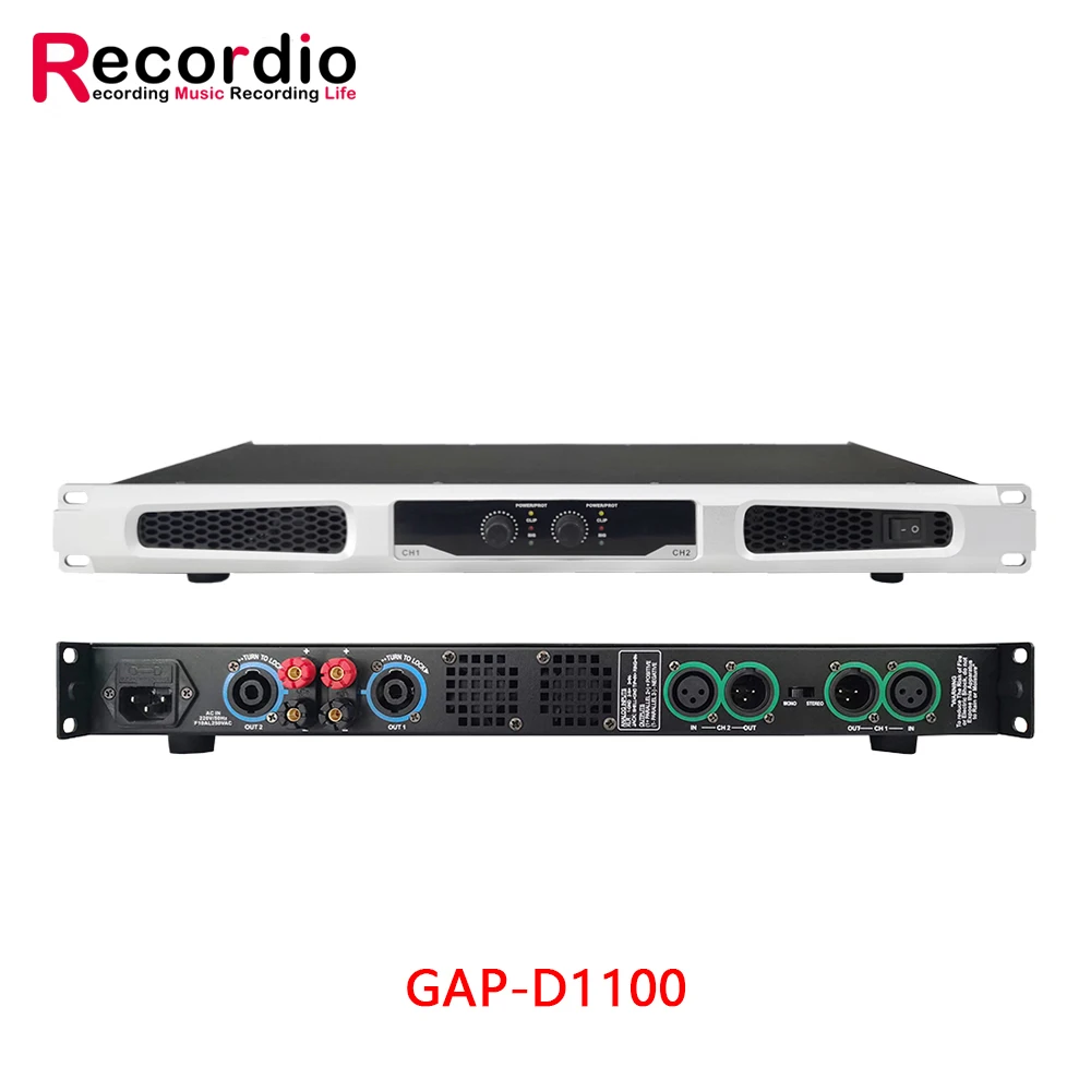 Imagem -05 - Amplificador de Alta Potência de Canais 600w x Amp Áudio Uso para Discoteca Festas ao ar Livre Gap-d1200