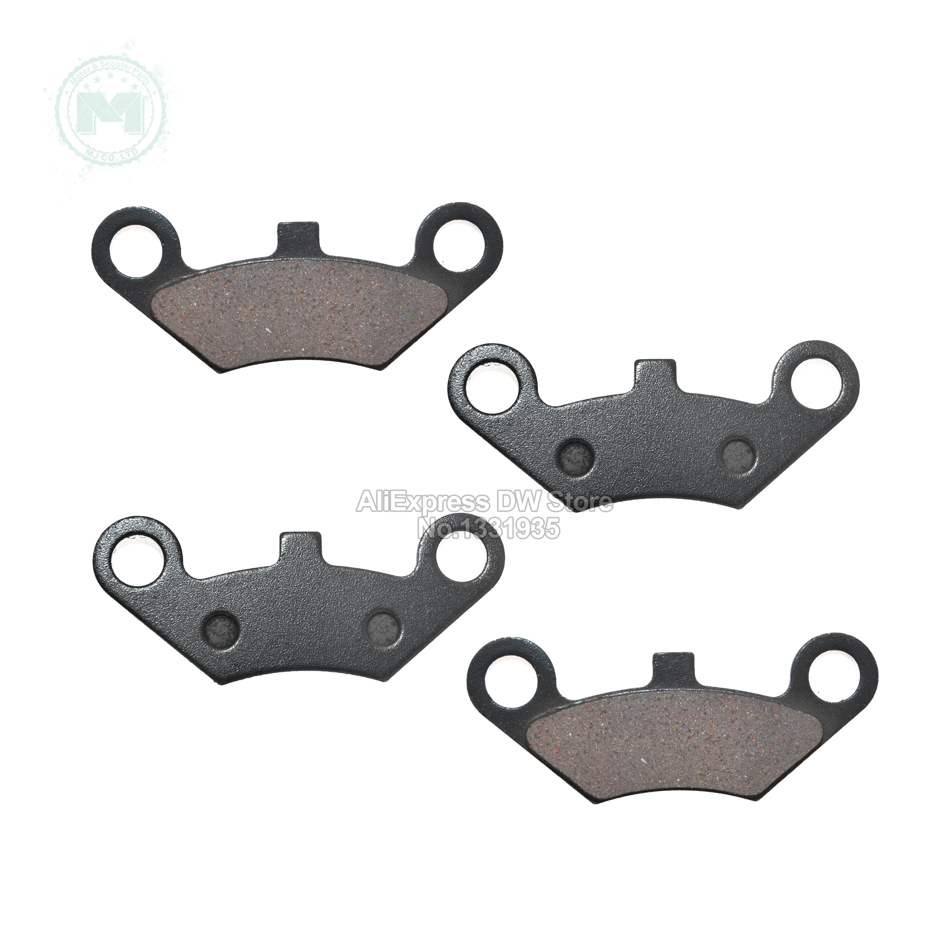 4pcs Semi metallic non asbestos Front Brake Pad for CF Moto CF 500 500CC 600 600CC X5 X6 X8 U5 ATV UTV