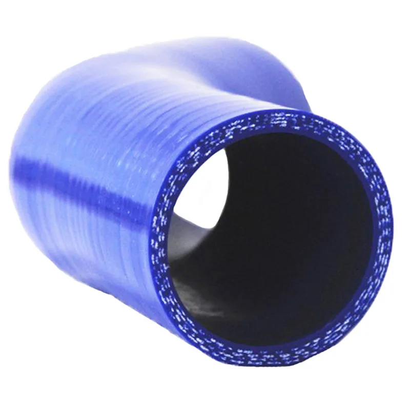 Spsld universal 3-layer 51mm / 57mm / 60mm / 63mm / 70mm 45 ° silicone hose intercooler turbine coupler pipe intake pipe blue