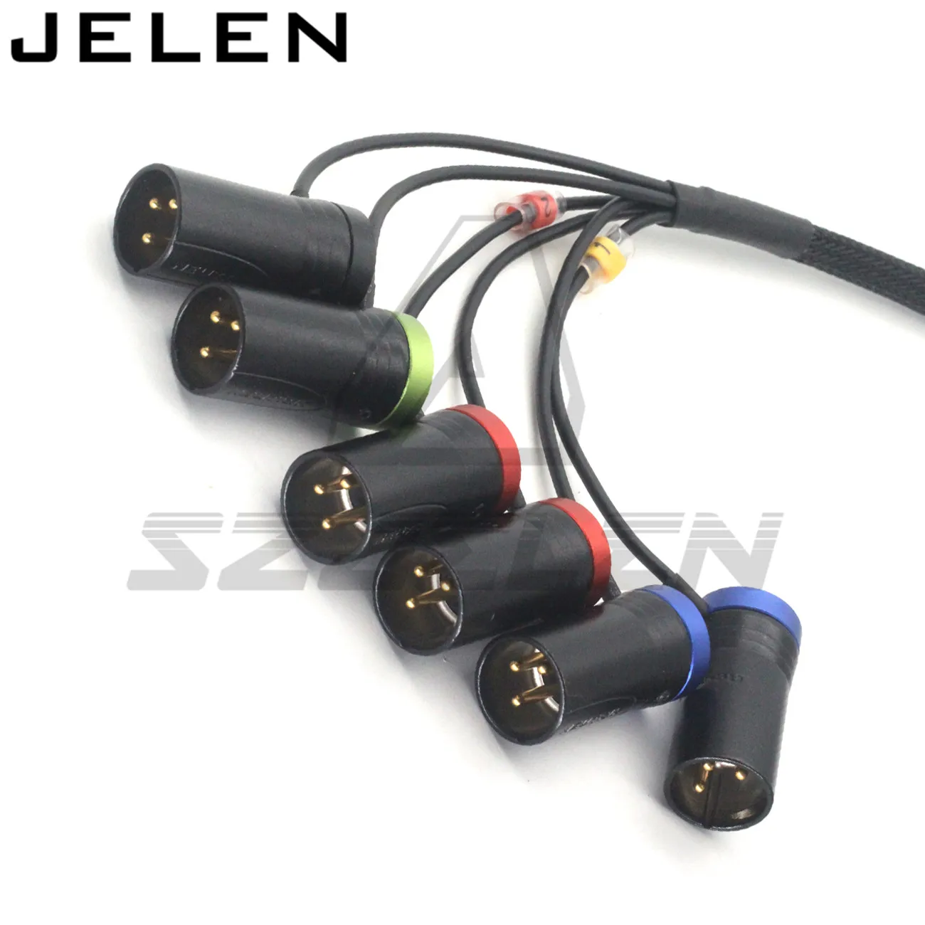 Six in one Low-Profile XLR NEUTRIK 3pin XLR male to 3pin XLR female for sound devices  664  688 Audio Line