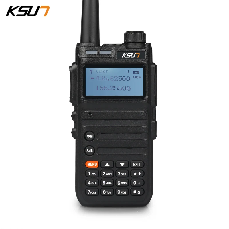 Walkie Talkie Long Range VHF UHF Dual Band Two Way Radio Station VOX Communicator Transceiver Powerful Walkie-talkie KSUN UV3D