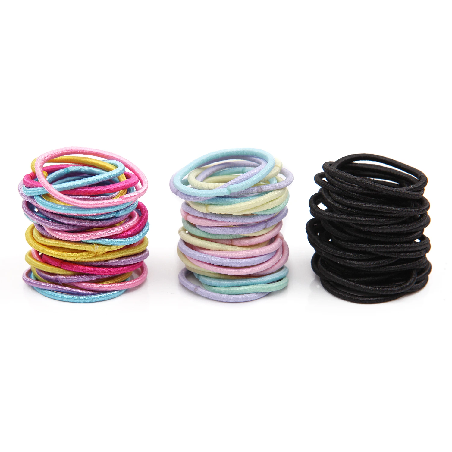 50pcs/Lot Baby Girls Hair rubber bands Ropes Hair Ties Ponytail Holder Headband Scrunchies Hairband rings kids hair accessories