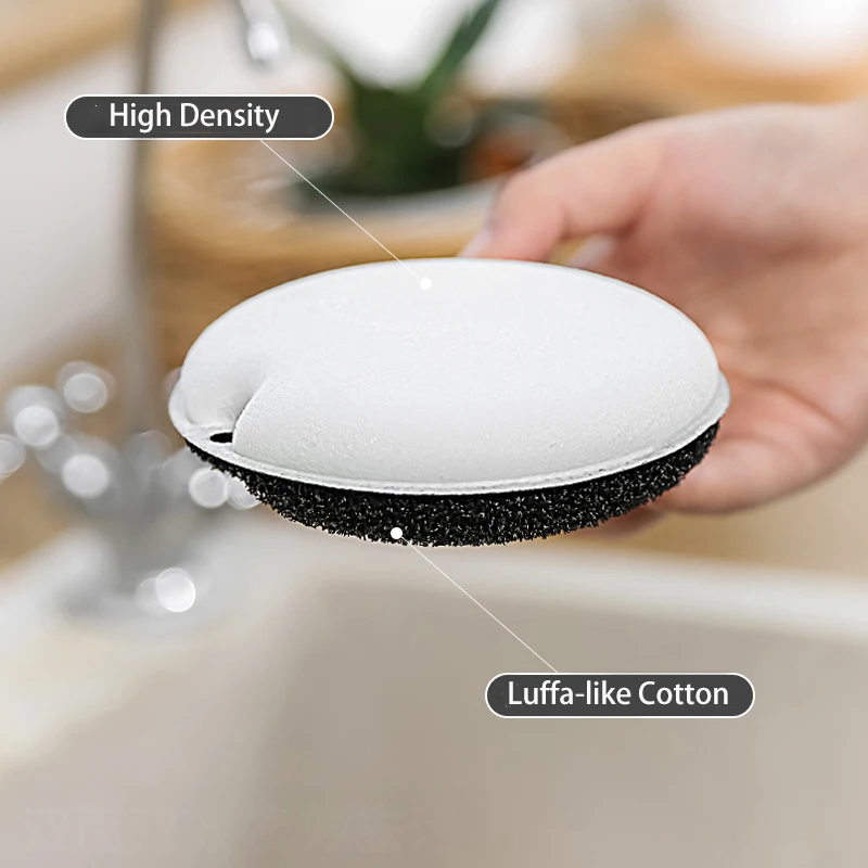 5/10Pcs Kitchen Dishwashing Magic Sponge Double-Sided Cleaning Spongescrub Sponges for Dishes Kitchen Accessories