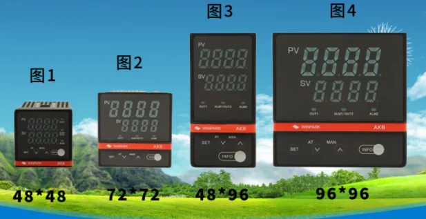 WINPARK temperature controller AK6 series temperature controller AK6-D AK6-E AK6-A AK6-B K 0-400 degrees