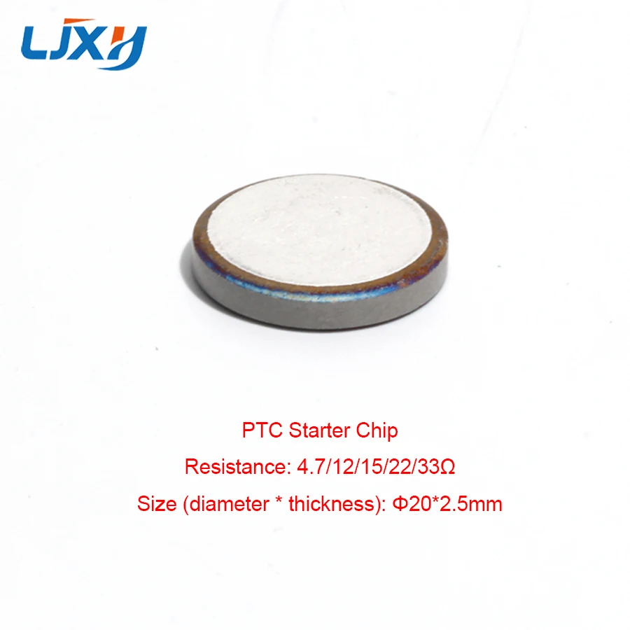 LJXH 10 PCS PTC Starter Chip Φ20*2.5mm for Refrigerator/Freezer/Compressor 4.7/12/15/22/33Ω Dedicated for Maintenance