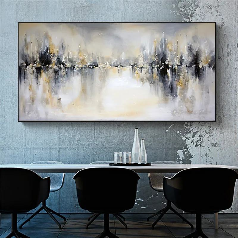 

Abstract Colorful Scenery Canvas Painting Modern Nordic Prints and Posters Wall Art Pictures for Living Room Home Decor No Frame