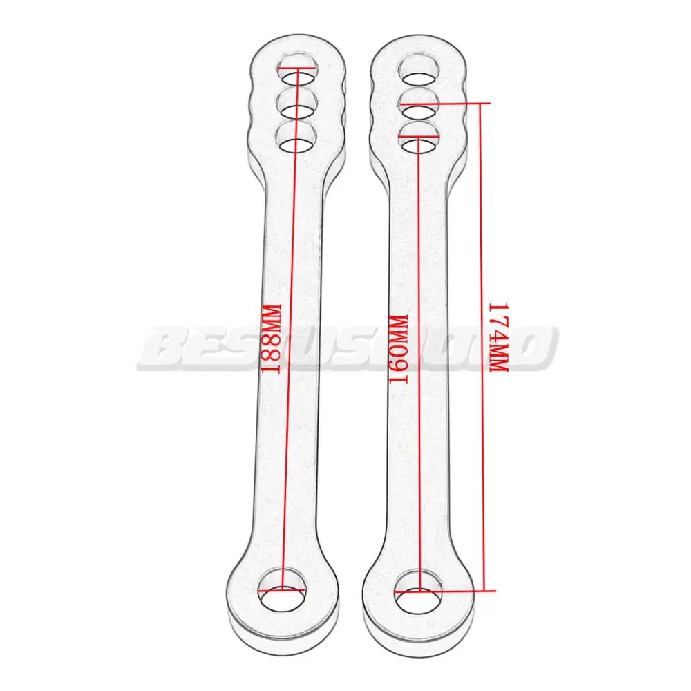 Motorcycle Lowering Links Kit For Yamaha YZF-R6 2006- 2019 2007 2008 2009 2010 2011 2012 2013 2014 2015 2016 2017 2018