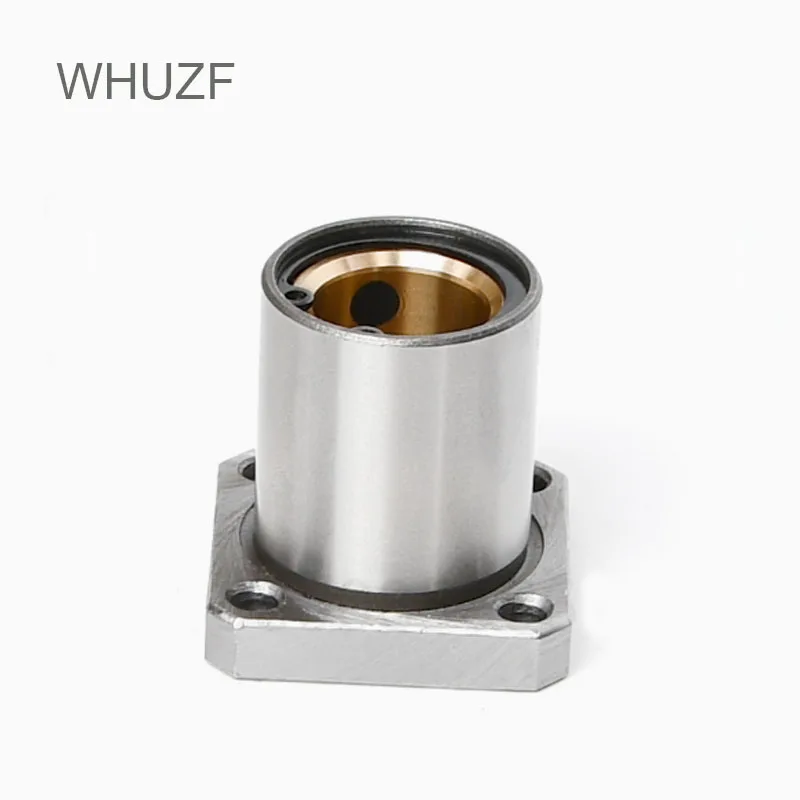 WHUZF 5pcs LMK6UU LMK8UU LMK10UU LMK12UU LMK16UU LMK20UU LMK25UU LMK30UU Type Flange Linear Bearing for 3D Printer Linear Rod