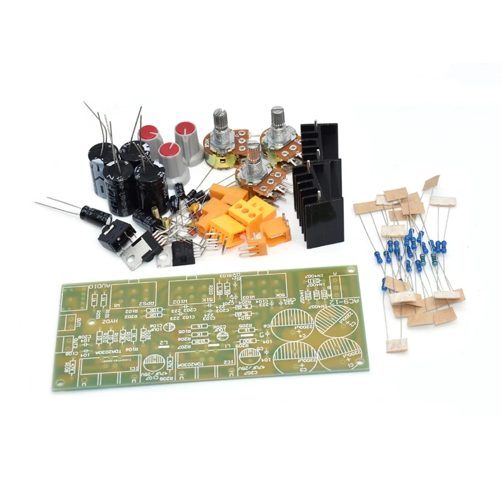 TDA2030A DIY Kit Electronic Amplifier Dual Channel Power Board DIY Kit for Arduino Production Training Suite Student lab TDA2030