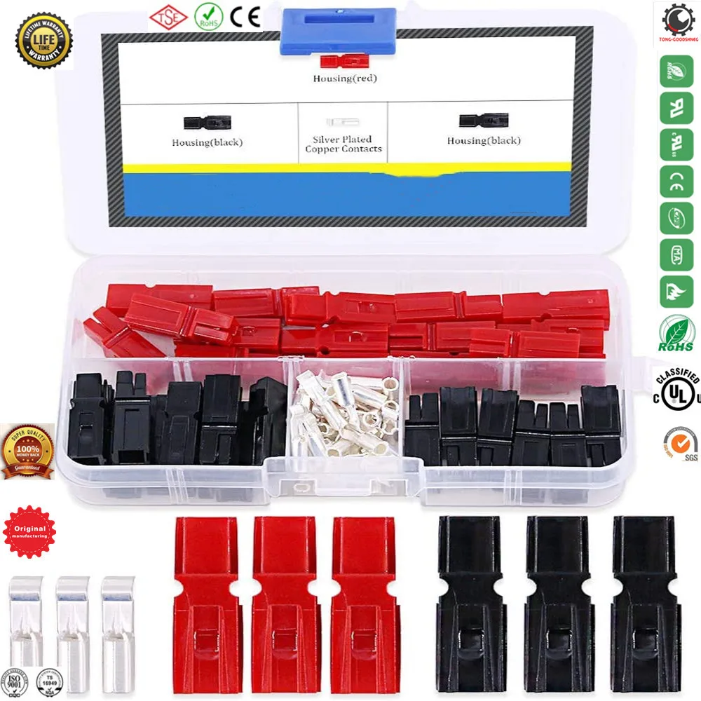 

Car Cable Terminals Quick Disconnect Power Terminals Connectors,Quick Connect Battery Connector Modular Power Connectors Set