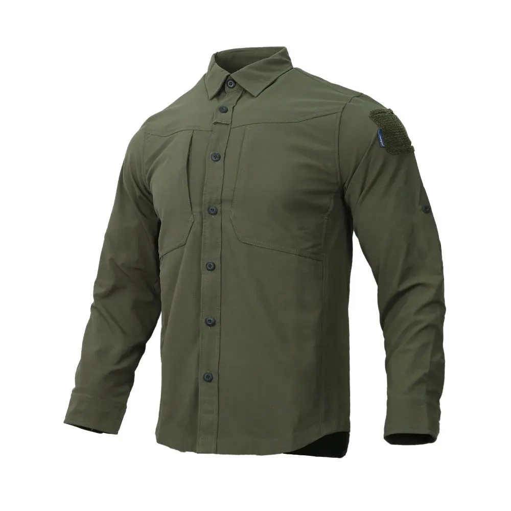 Imagem -03 - Emersongear-bluelabel Ventilação Camisa Tática Caminhadas ao ar Livre Commuter Tiro Airsoft Sports Moda Negócios Diário