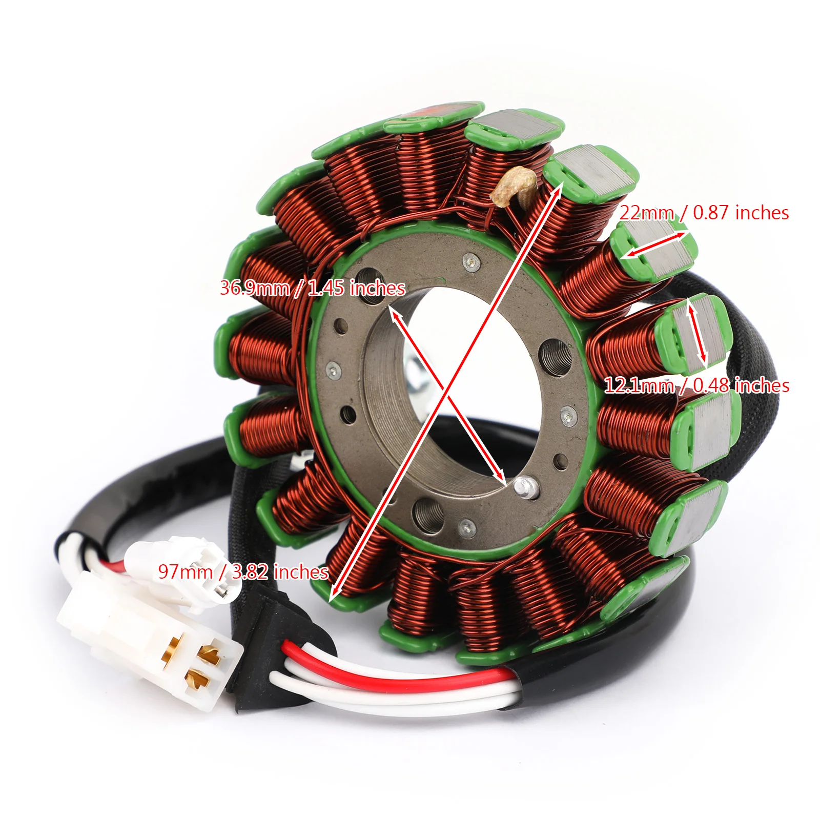 Artudatech Alternator Magneto Stator Fit for Yamaha XT 250 XT250 Serow / XG 250 XG250 Tricker