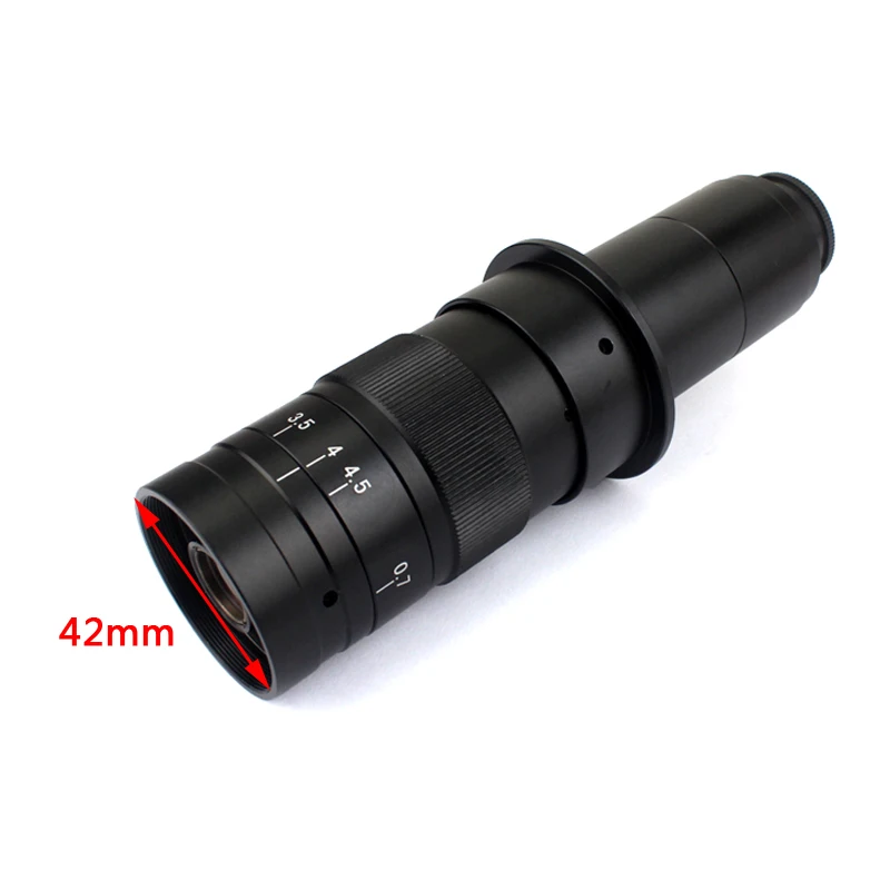 180X 120X 300X Zoom C-mount Lens microscopio Barlow Auxiliary Objective For HDMI USB Industry Video Microscope Camera