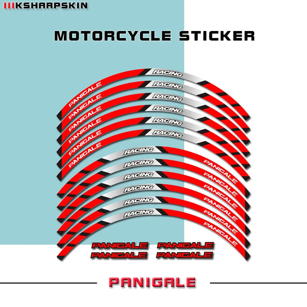 

Motorcycle Wheel Ring Sticker Waterproof Reflective High Quality Sticker for DUCATI PANIGALE