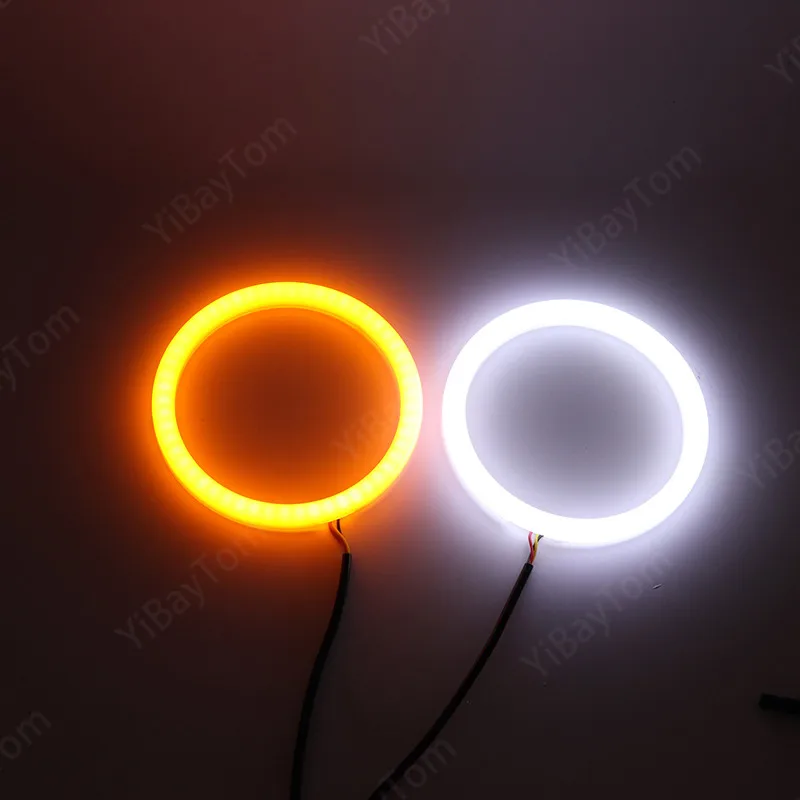Switchback LED Angel Eye Ring DRL Kit For For Alfa Romeo Mito 2008-2015 Super Brightest Durable Warranty SMD Cotton Light