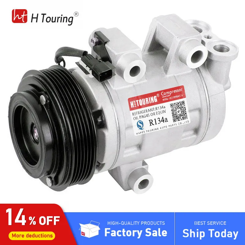 A/C Compressor CO 21516JC 19130251 6512522 1521516 1521533 639399 2021747 TEM255555 for Equinox Torrent For Pontiac Torrent 3.4L