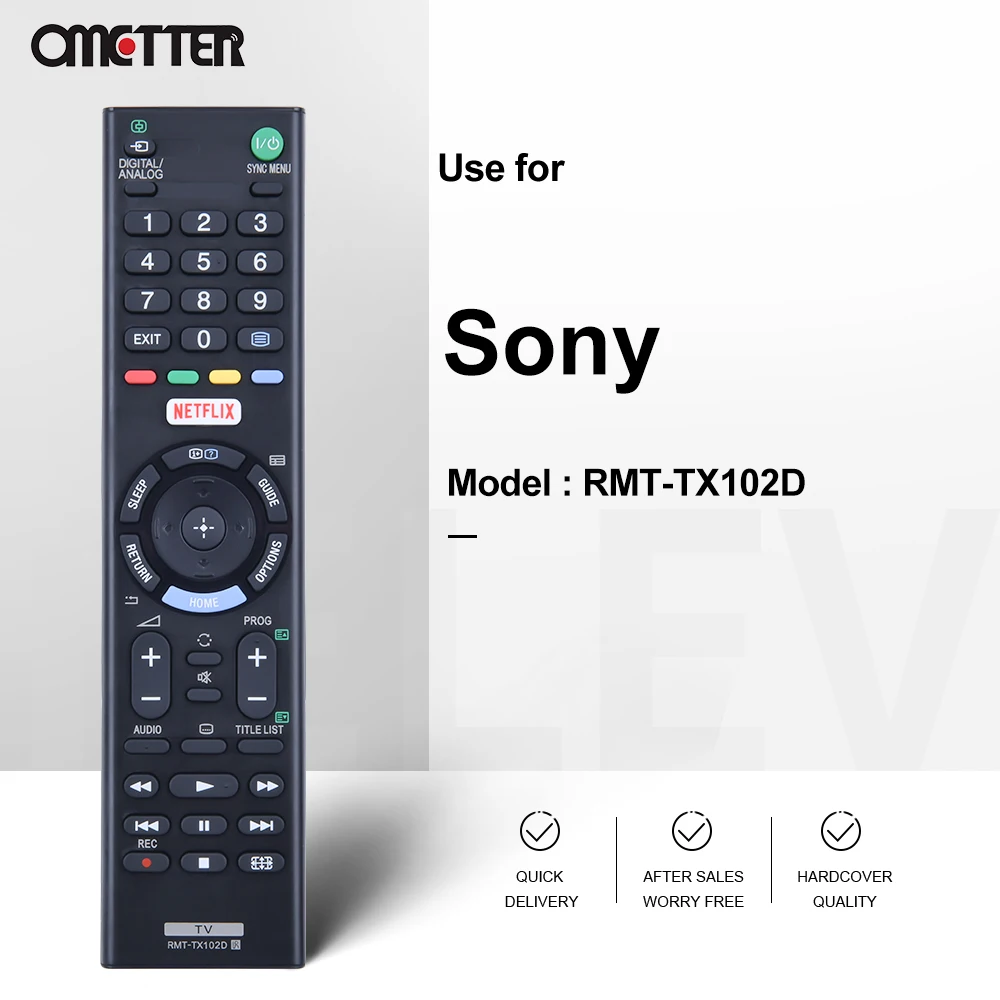 Suitable for Sony TV Remote Control RMT-TX102D RMTTX102D RMT-TX101D RMT-TX100D KDL-32R500C KDL-40R550C KDL-48R550C