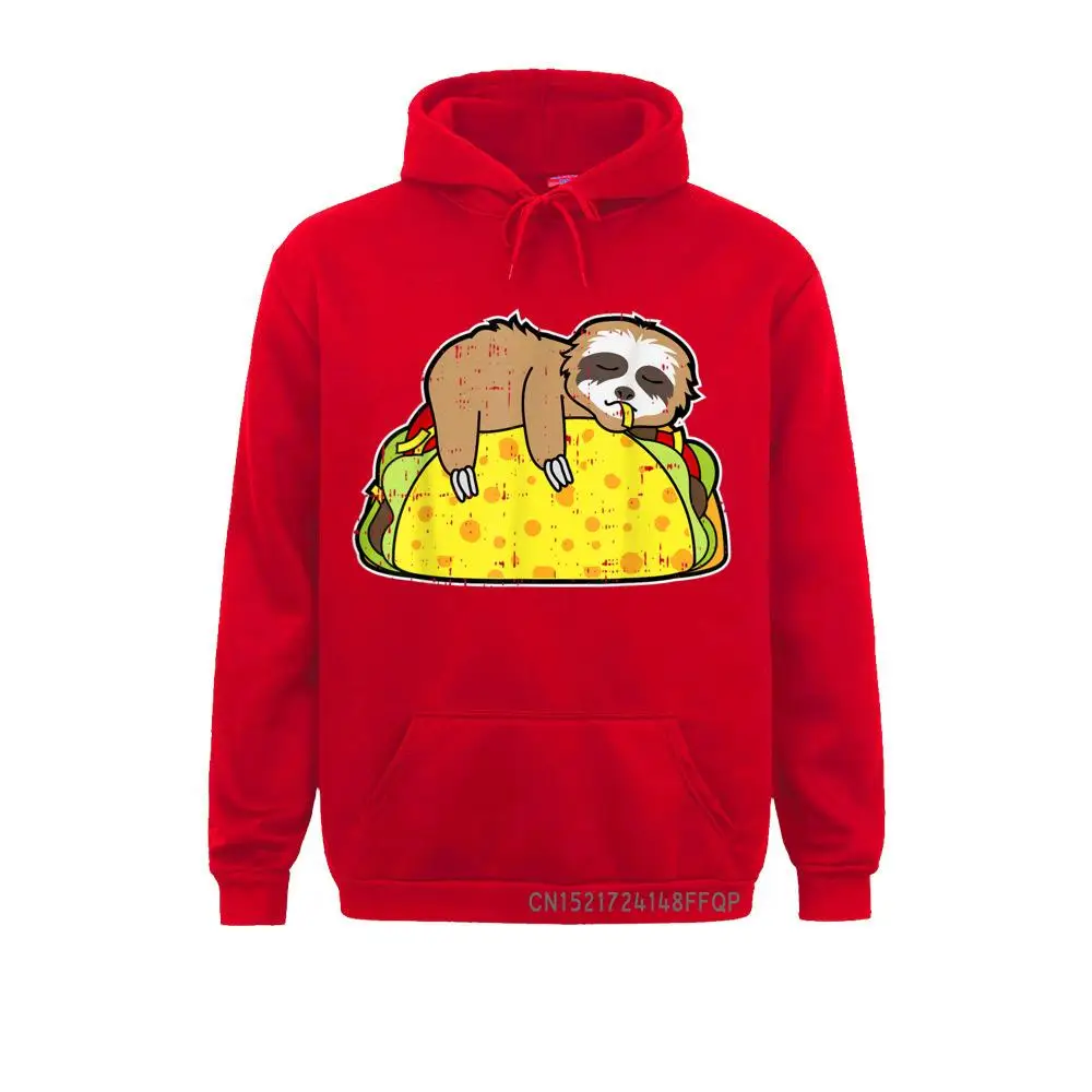 Sloth Tacos Tuesday Cinco De Mayo Drink Hooded Tops Gift Tight Hoodies For Men Sweatshirts Simple Style High Quality