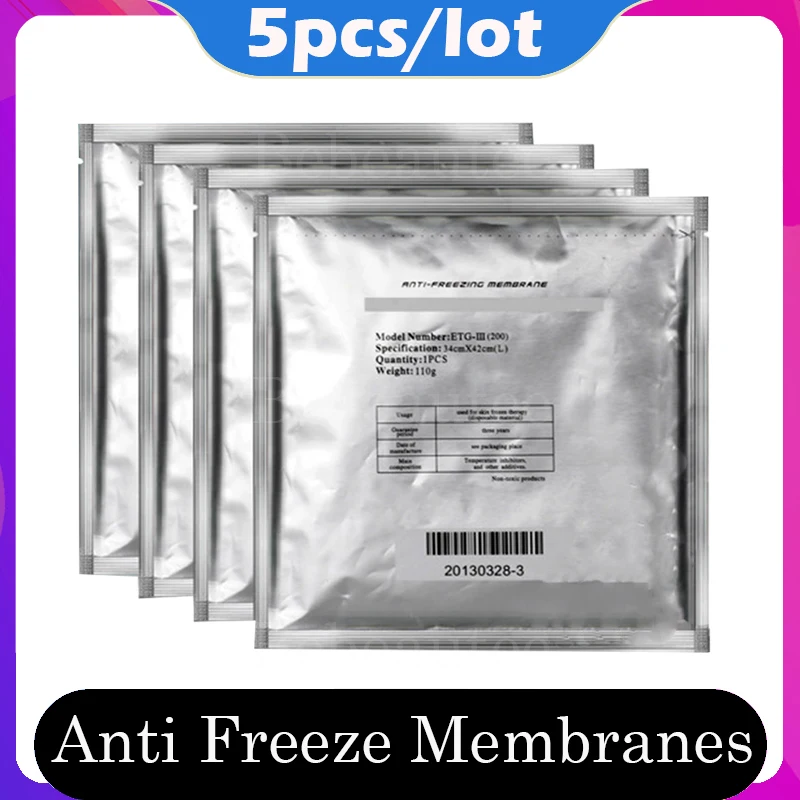 5PCS Anti Freeze Membranes Cryolipolysis Antifreeze Cryo Therapy Pad Cryotherapy Anti-freeze Patches Antifreezing Freezing Patch