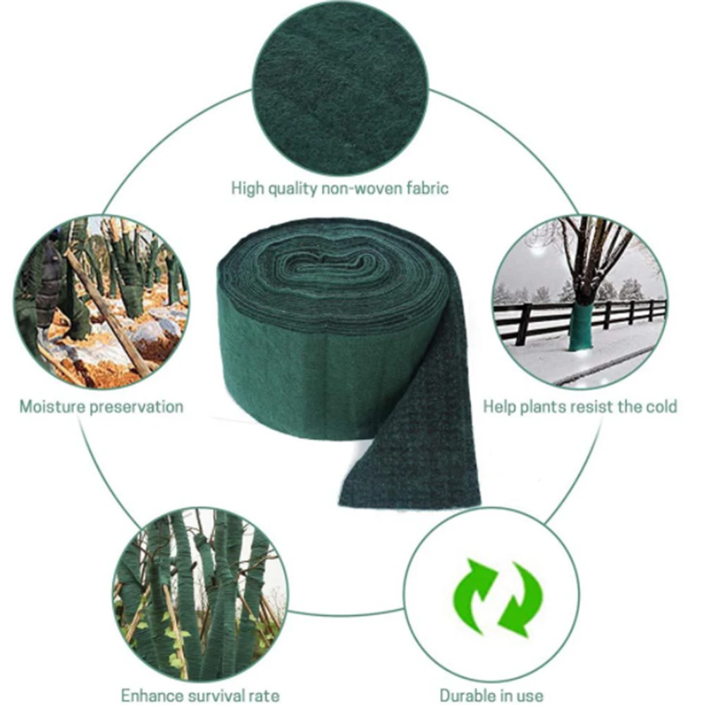 Tree Protector Wraps Winter-Proof Tree Trunk Guard, Shrub Plants Antifreeze Bandage Tape For Warm Keeping And Moisturizing