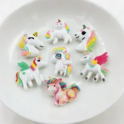 10 pezzi misti mini simpatico cartone animato animale posteriore piatta cabochon in resina scrapbook accessori per capelli fai da te