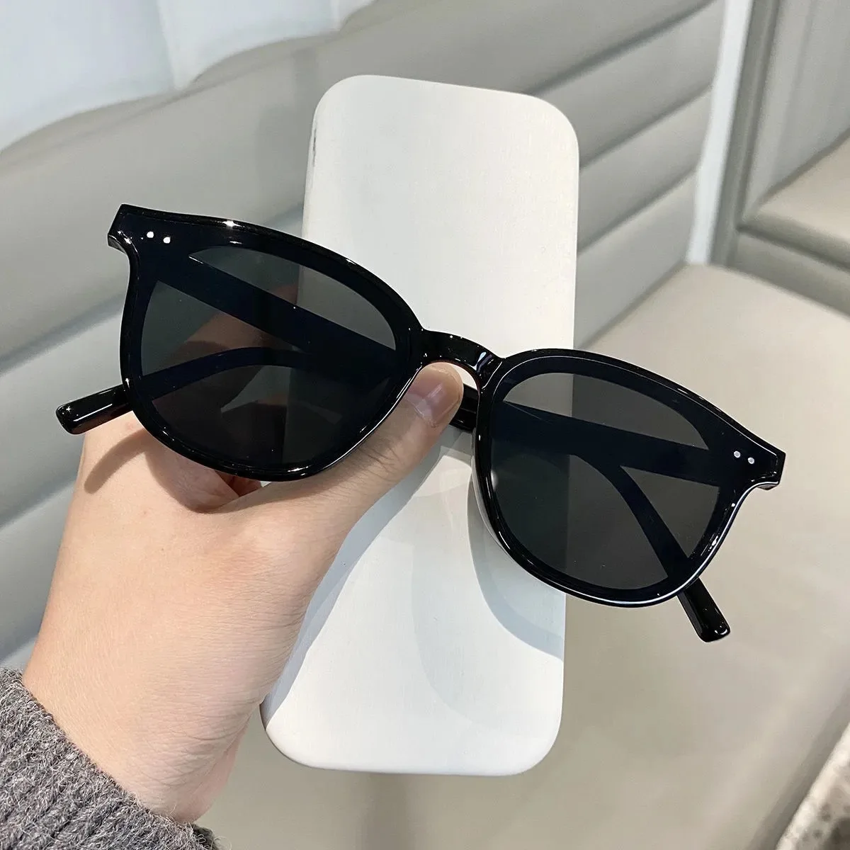 Brand Designer new Sunglasses Women men Luxury Plastic Sun Glasses Classic Retro unisex square sunglasses yellow lenses for male