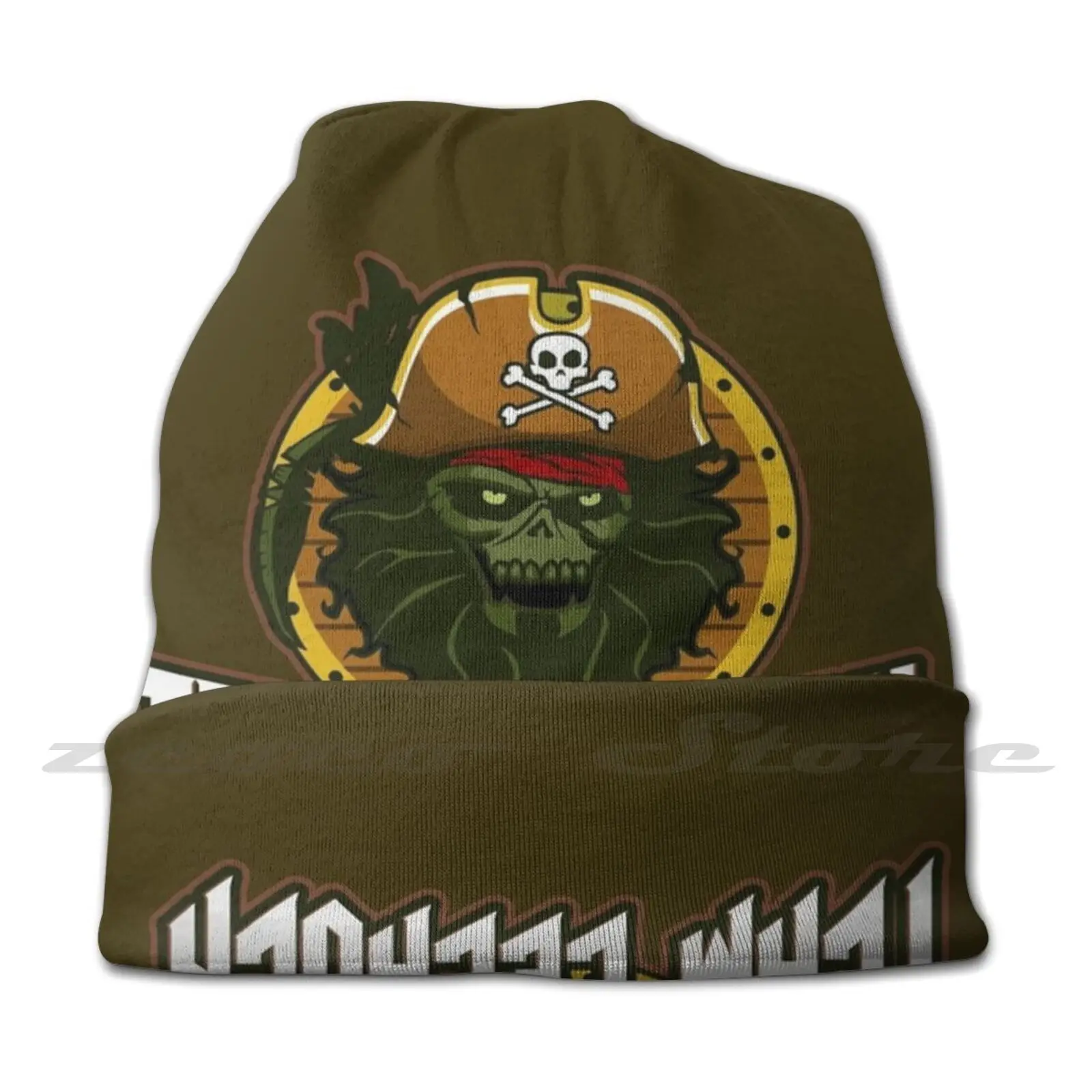 Team Lechuck ( Monkey Island )-T-Shirt , Gadgets & Face Masks Diy Pullover Cap Knit Hat Plus Size Keep Warm Elastic Soft