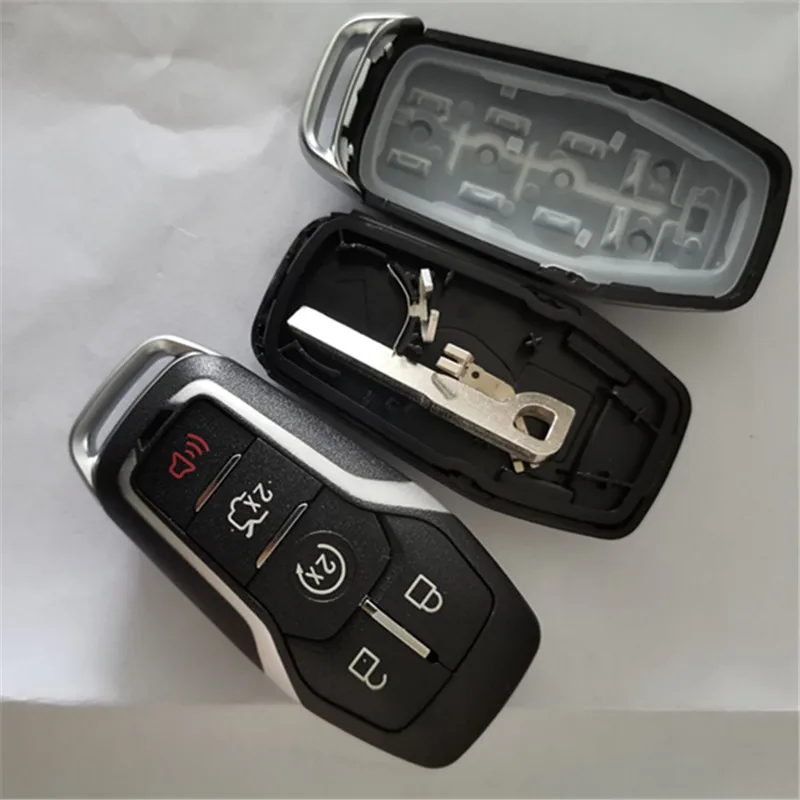 

DAKATU для Ford Mustang Edge Explorer Fusion Mondeo Kuka 2015-2017 4/5 кнопок, чехол для дистанционного ключа автомобиля, чехол для брелка