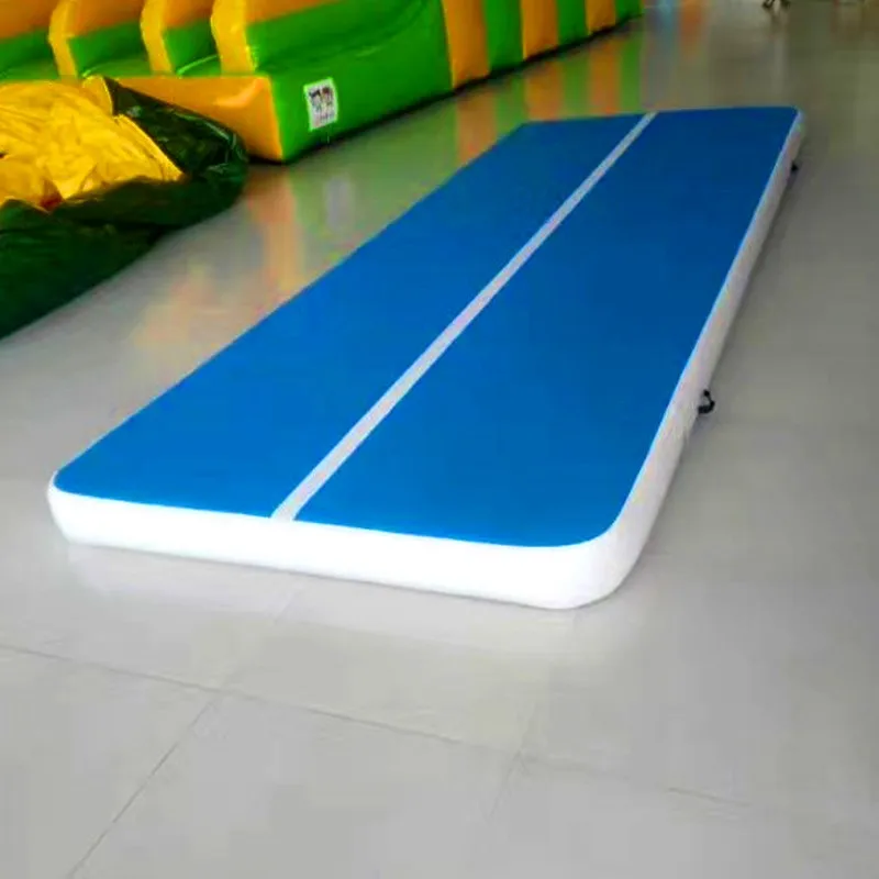 จัดส่งฟรีโรงงาน 6*2*0.2M 4 m,5 m ยิมนาสติก Inflatable Air Track, เสื่อออกกําลังกาย Inflatable Air Tumble Track, Inflatable Air track