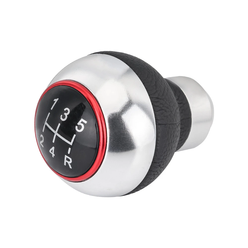 

Универсальная автомобильная алюминиевая кожаная ручка переключения передач AT MT, адаптер рычага переключения передач, аксессуары для ручного переключения передач, подходят для Honda Toyota Nissan