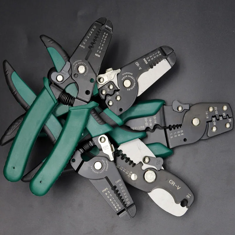 LUCHSHIY Multifuction Dụng Cụ Cầm Tay Cáp Dây Vũ Nữ Thoát Y Cắt Crimper Đa Năng Vũ Nữ Thoát Y Cắt Crimper Kìm Dây Dụng Cụ Đóng Đnh