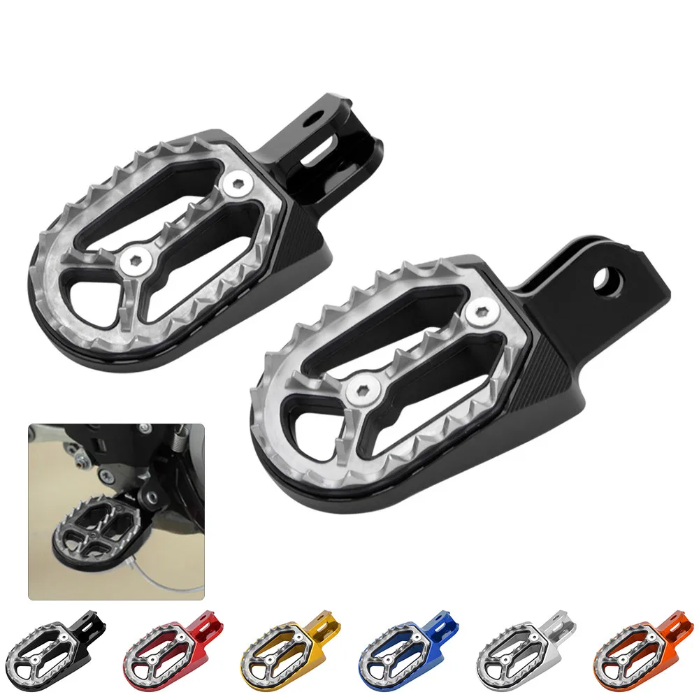 Aluminum CNC Motocross Dirt Pit Bike Foot Peg Pedal Footpegs Footrest For Honda CRF230F 2005 - 2015 CRF230 L CRF230L 2003-2009