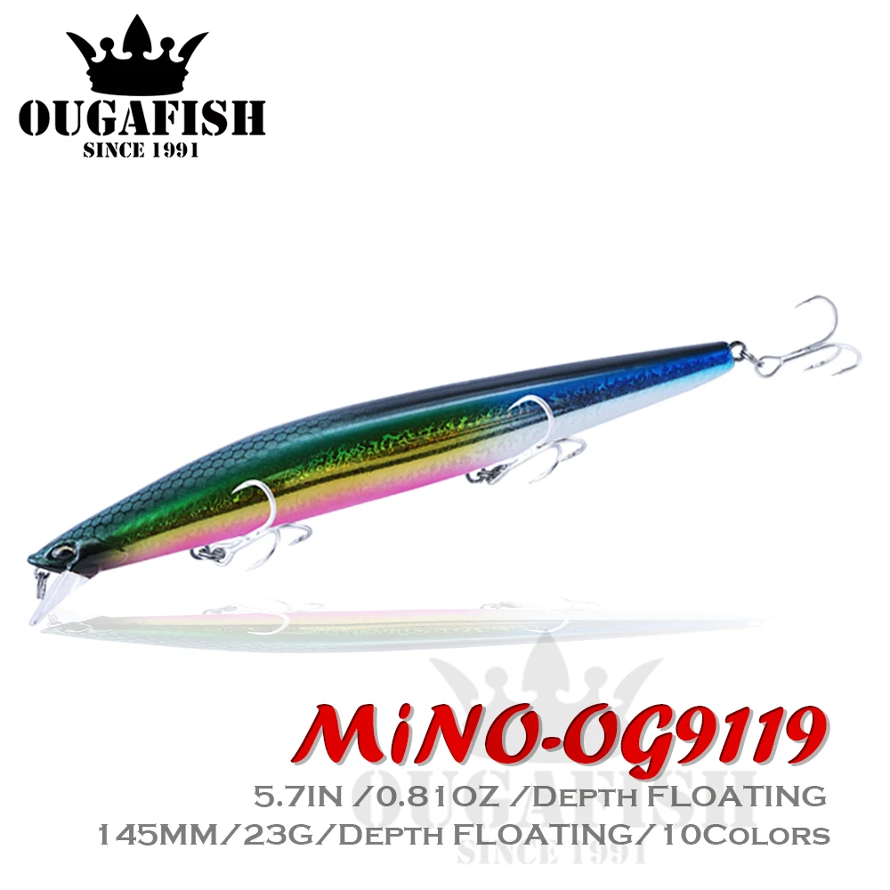 Fishing Lures Minnow Floating Isca Artificial Bait 23g 145mm Topwater Peche Accessoire Wobblers Seabass Fish Leurre Equipment